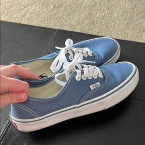 Vans Blue Canvas Sneakers